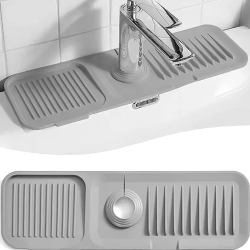 シリコン蛇口ドレインマット｜滑り止め付き防水パッド