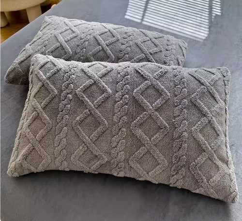 あったか冬用 枕カバー　2点セット