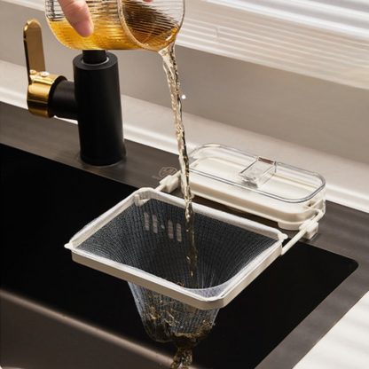 シンク用吸盤フィルターホルダー｜排水口ゴミ受けスタンド