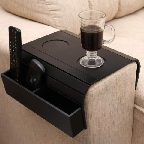 竹製折りたたみソファトレイ