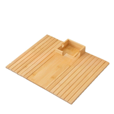 竹製折りたたみソファトレイ